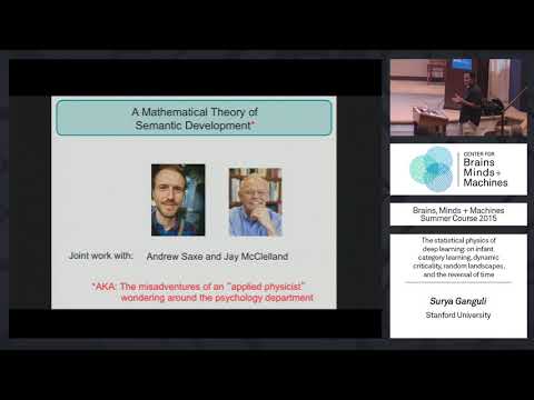 Seminario 9: Surya Ganguli - Física estadística de aprendizaje profundo