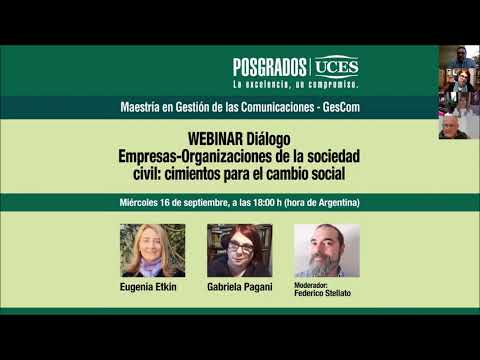 Webinar: Diálogo Empresas-Organizaciones de OSC. Cimientos para el cambio social.