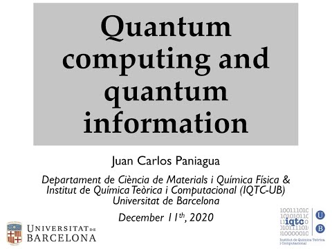Computación cuántica e información cuántica
