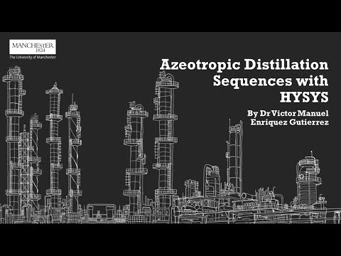 Secuencias de destilación azeotrópica con HYSYS