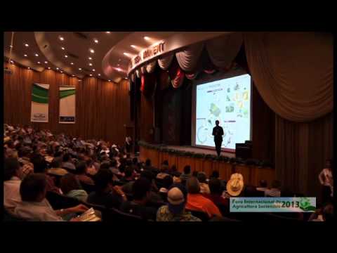 Dr. Bram Govaerts, quinto ponente en el "Foro Internacional de Agricultura Sostenible"