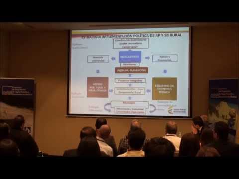 Política rural de agua en Colombia. Taller de metodología en acueductos rurales