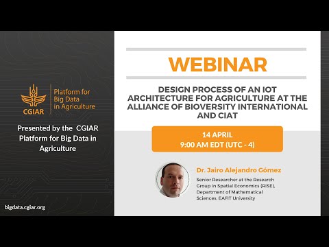 Webinar - Proceso de diseño de una arquitectura IoT para la agricultura