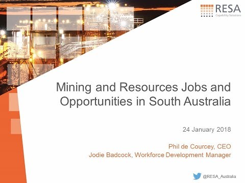 Seminario en línea sobre puestos de trabajo y oportunidades en el sector minero - Segundo cuarto, 2017-2018