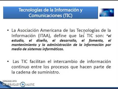 TIC en la cadena de suministro