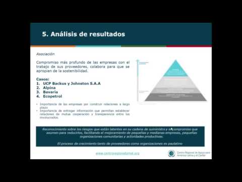 Webinar. Integrando la sustentabilidad en las cadenas de abastecimiento globales