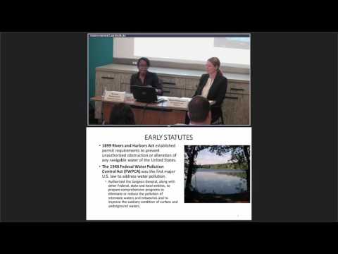 Fundamentos de la Ley de Agua Limpia (Escuela de Verano ELI 2017)