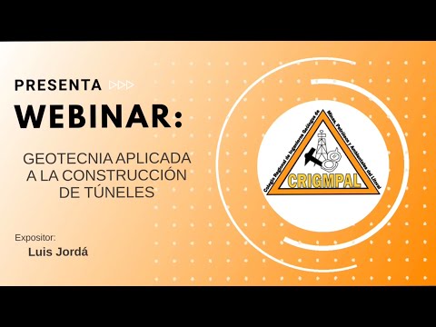 Webinar: geotecnia aplicada a la construcción de túneles