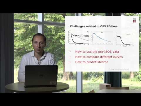 eGOPV - Suren A. Gevorgyan - Tiempo de vida de la fotovoltaica orgánica: estatus y predicciones